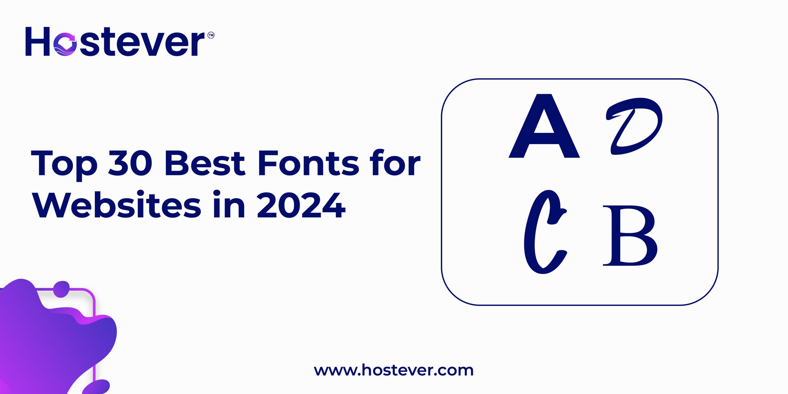 Top 30 Best Fonts for Websites in 2024 01 scaled