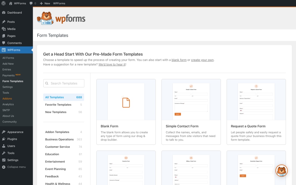 WPForms