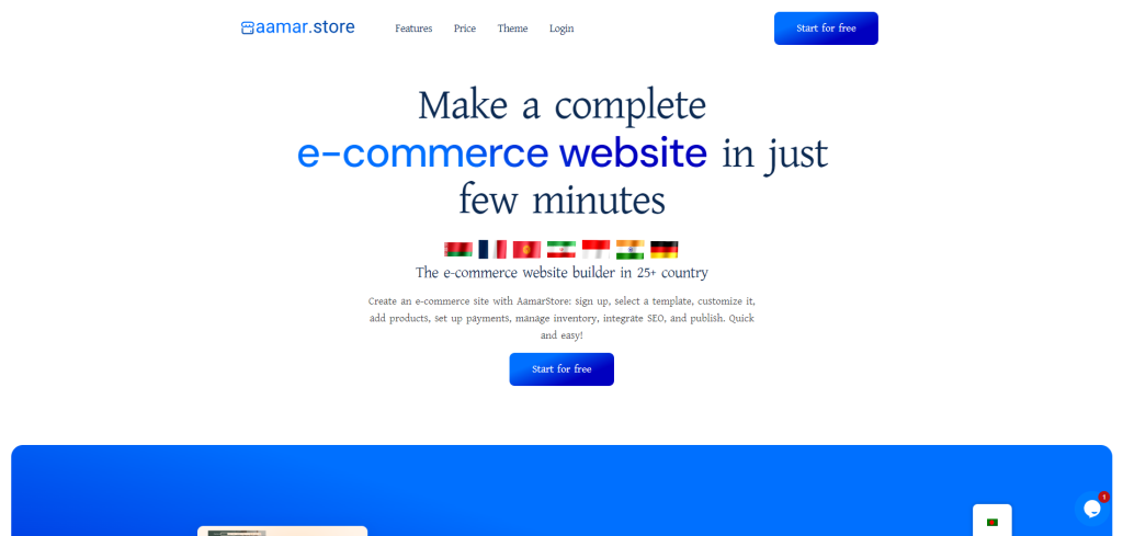 Building Your E-commerce Website with AamarStore-